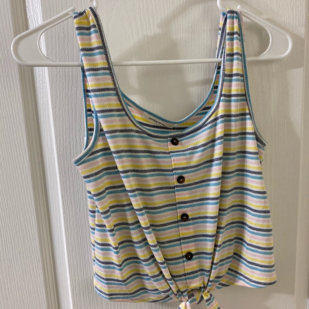 Striped tank top